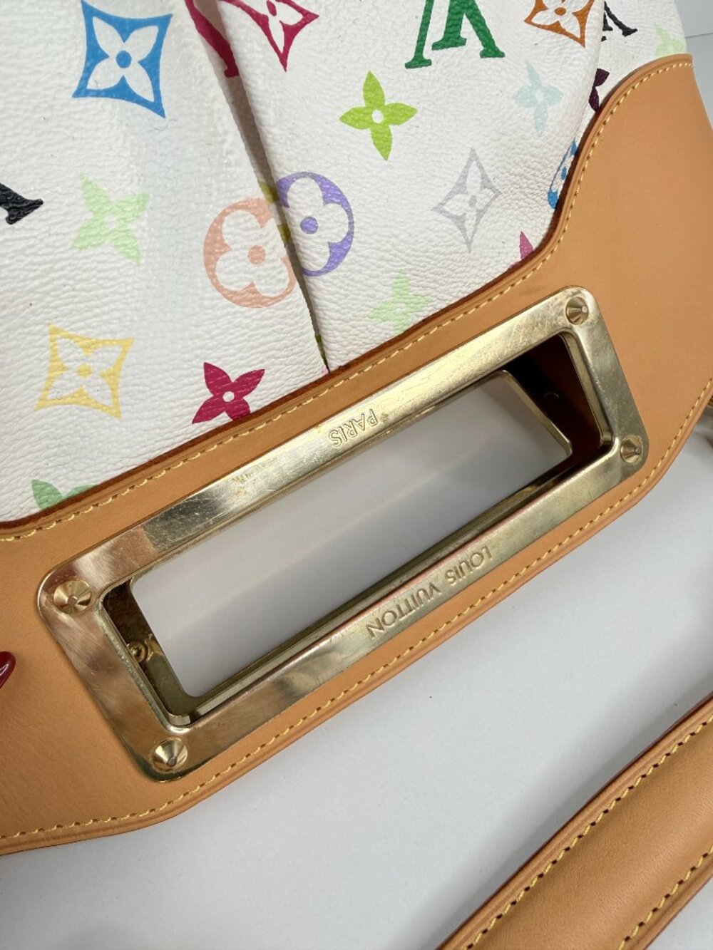 louis vuitton judy handbag monogram multicolor white - Picture 12 of 14
